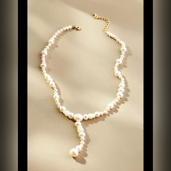 Anthropologie Jewelry - Anthropologie, Reliquia Batalha, Layered Pearl Necklace -NWOT‎